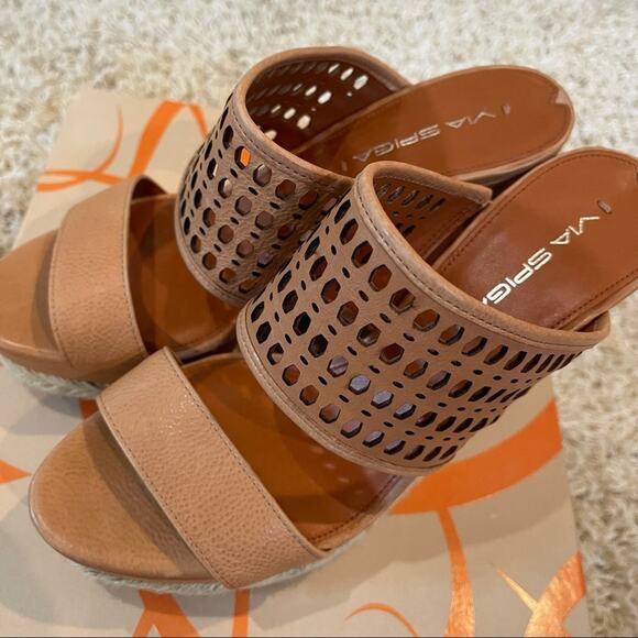 brand new never worn - in box via spiga wedges - Picture 10 of 13